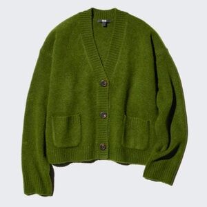Uniqlo Souffle Yarn Short Cardigan Size Small